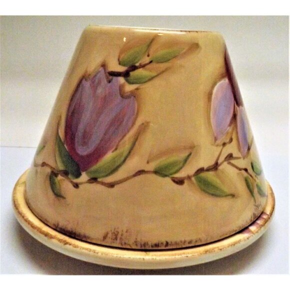 Yankee Candle Large Jar Candle Shade and Plate blossoms branches - Picture 1 of 9